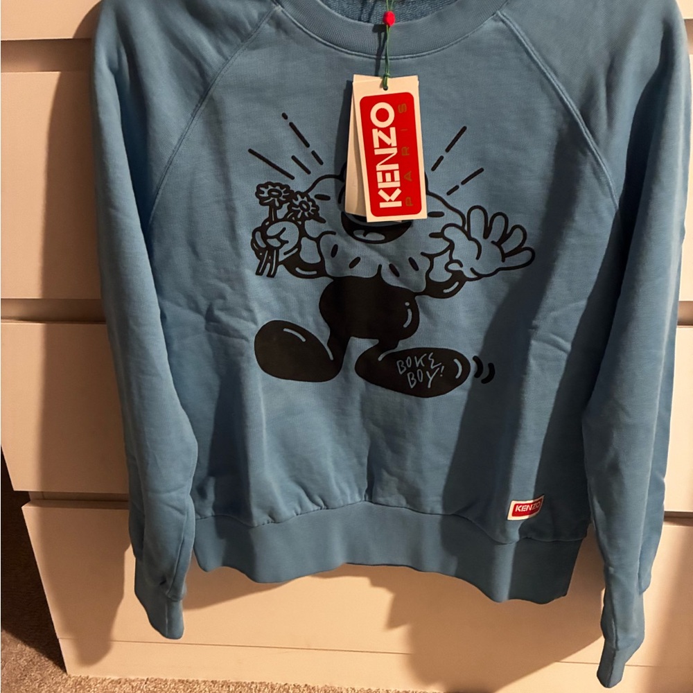 Kenzo Blue Graphic Women's Sweater